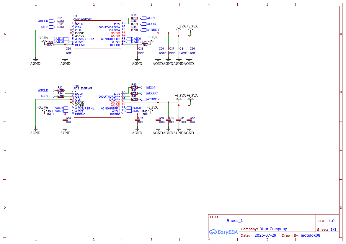 ADS1220 schematic