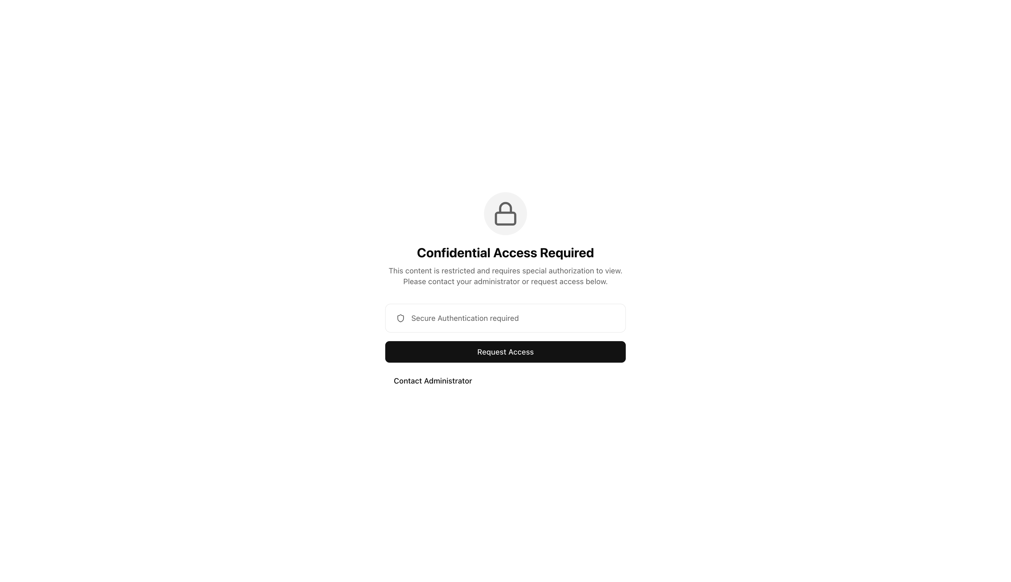 Animated Access Request