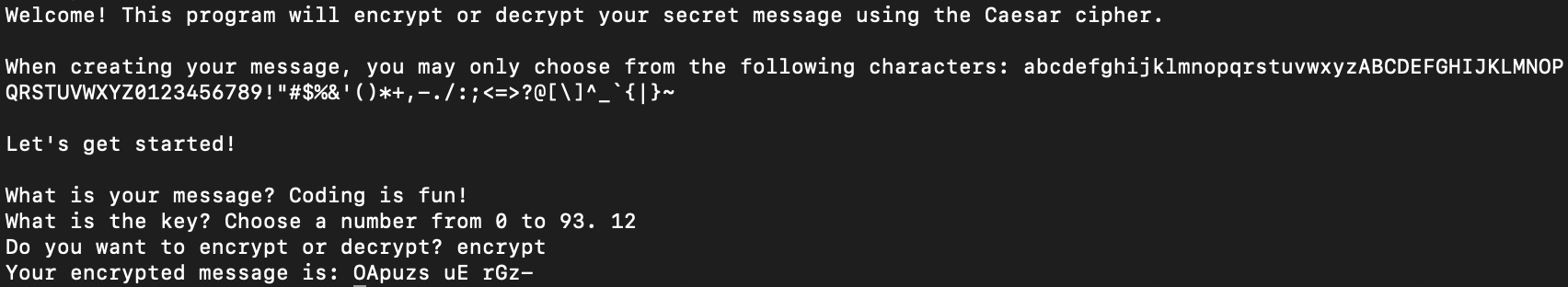 Cipher Usability