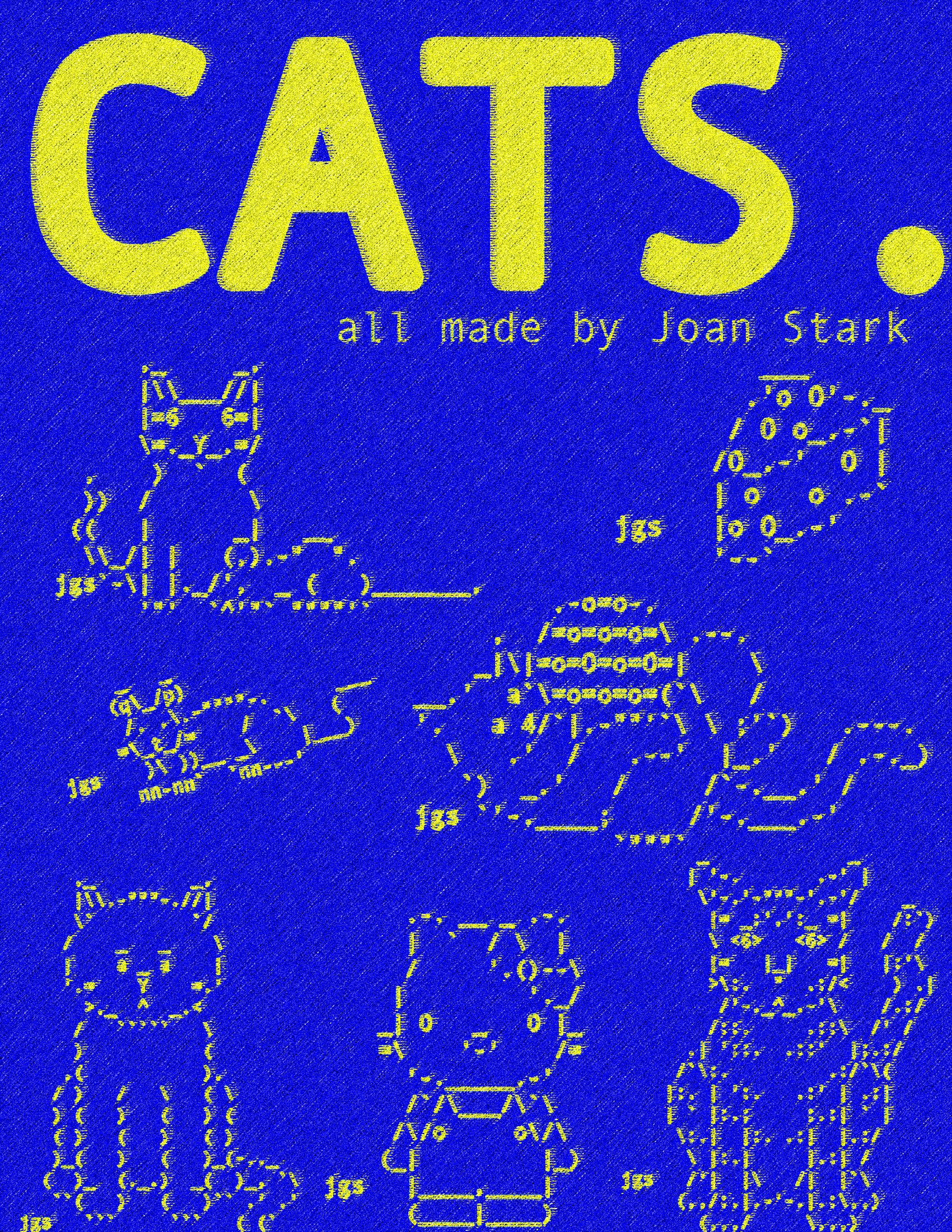 cats! all made by jgs