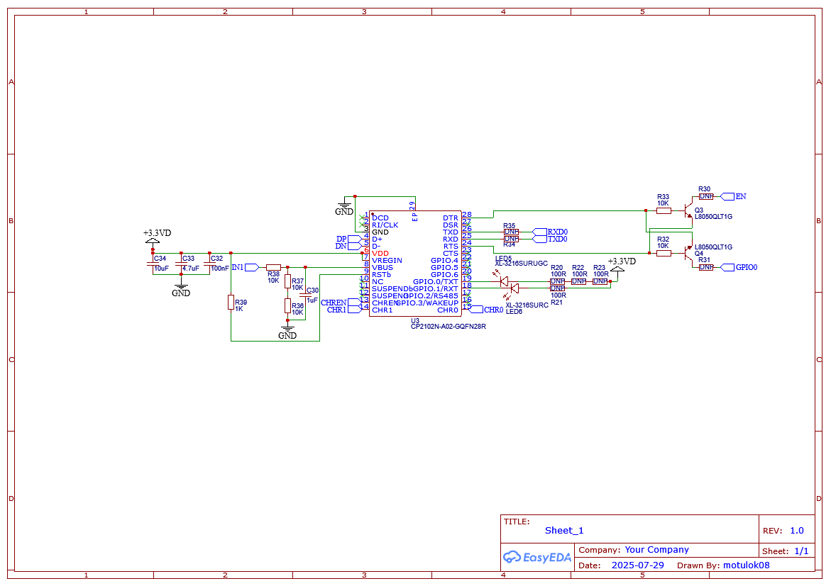 CP2102N schematic