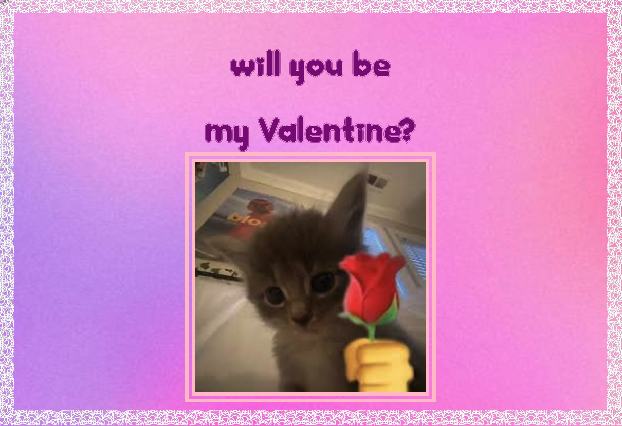 Simple Valentine's Day Website