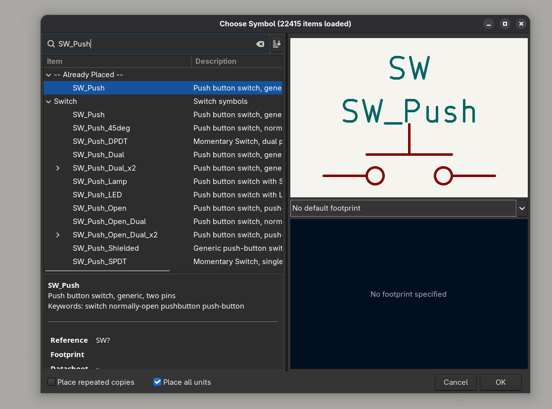 symbol add switch