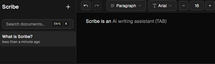 Scribe