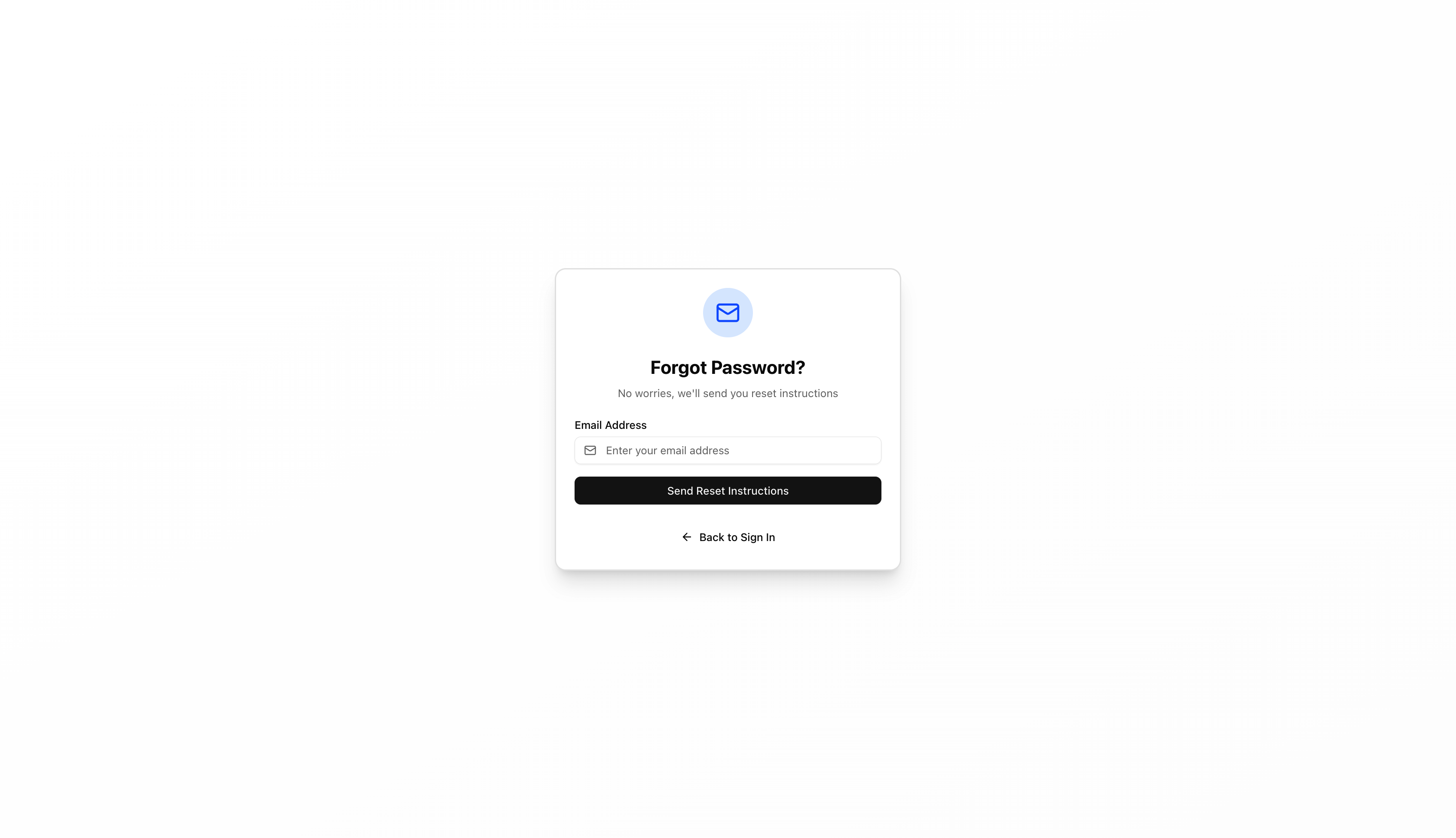 Forgot Password