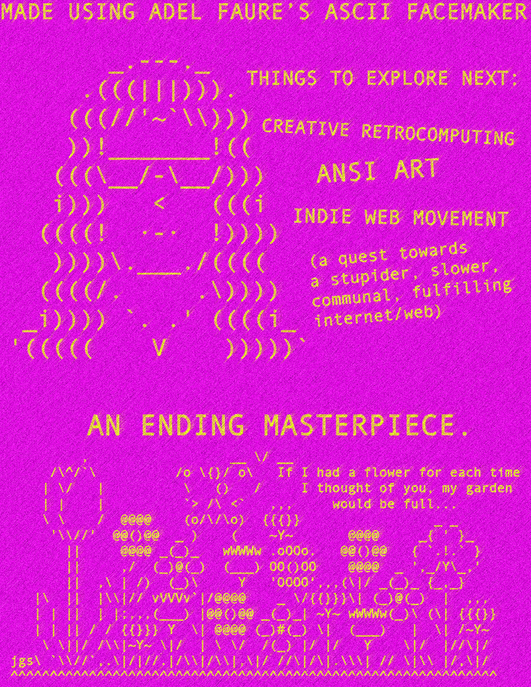 an ending masterpiece of flowers with things to explore next