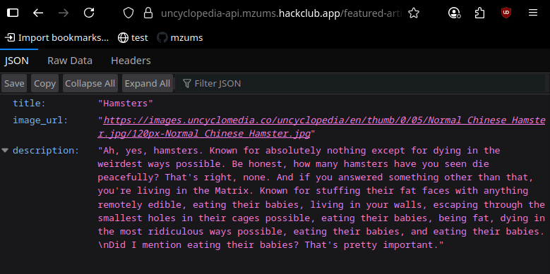 uncyclopedia-api