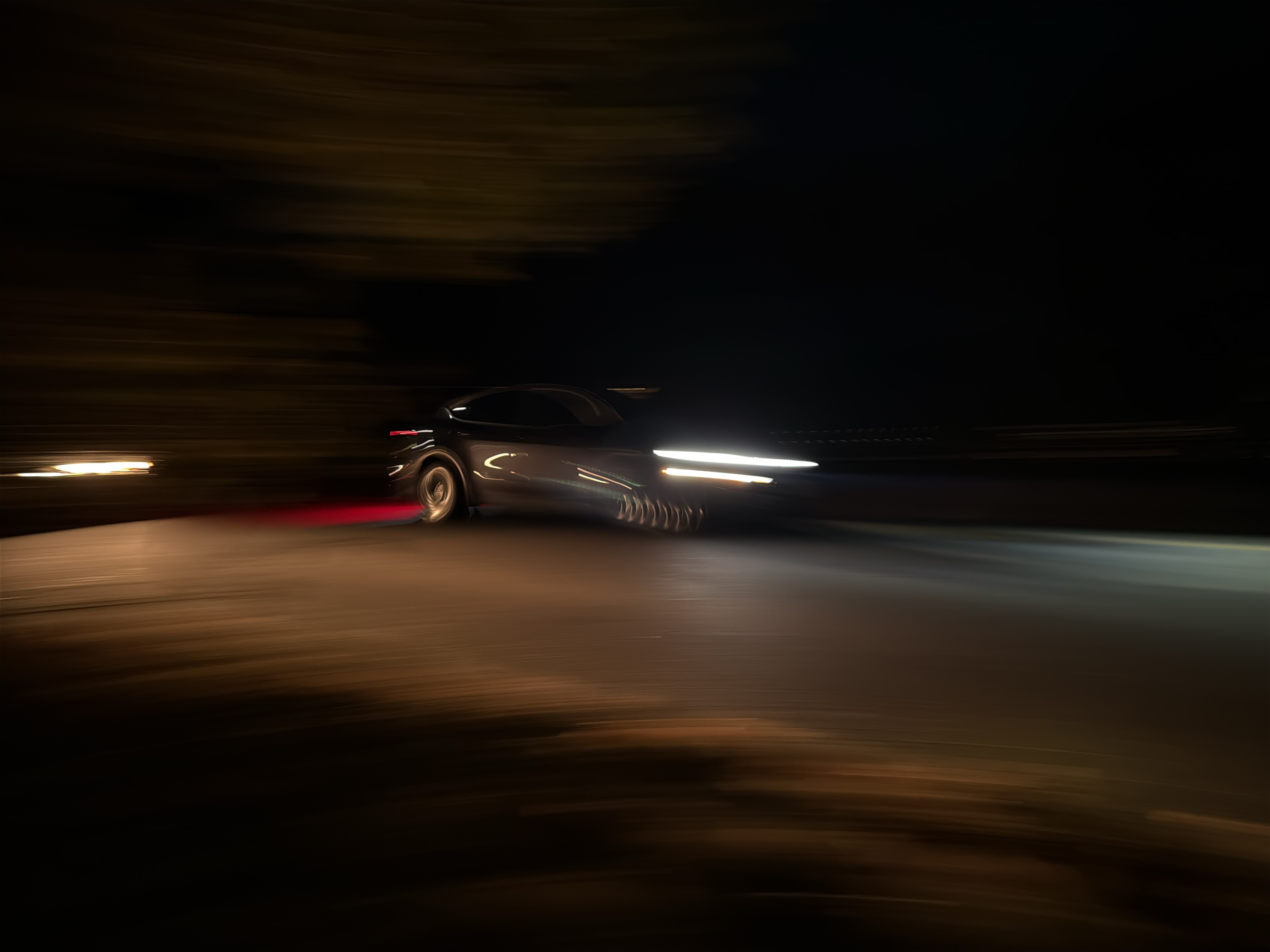 Speeding Tesla