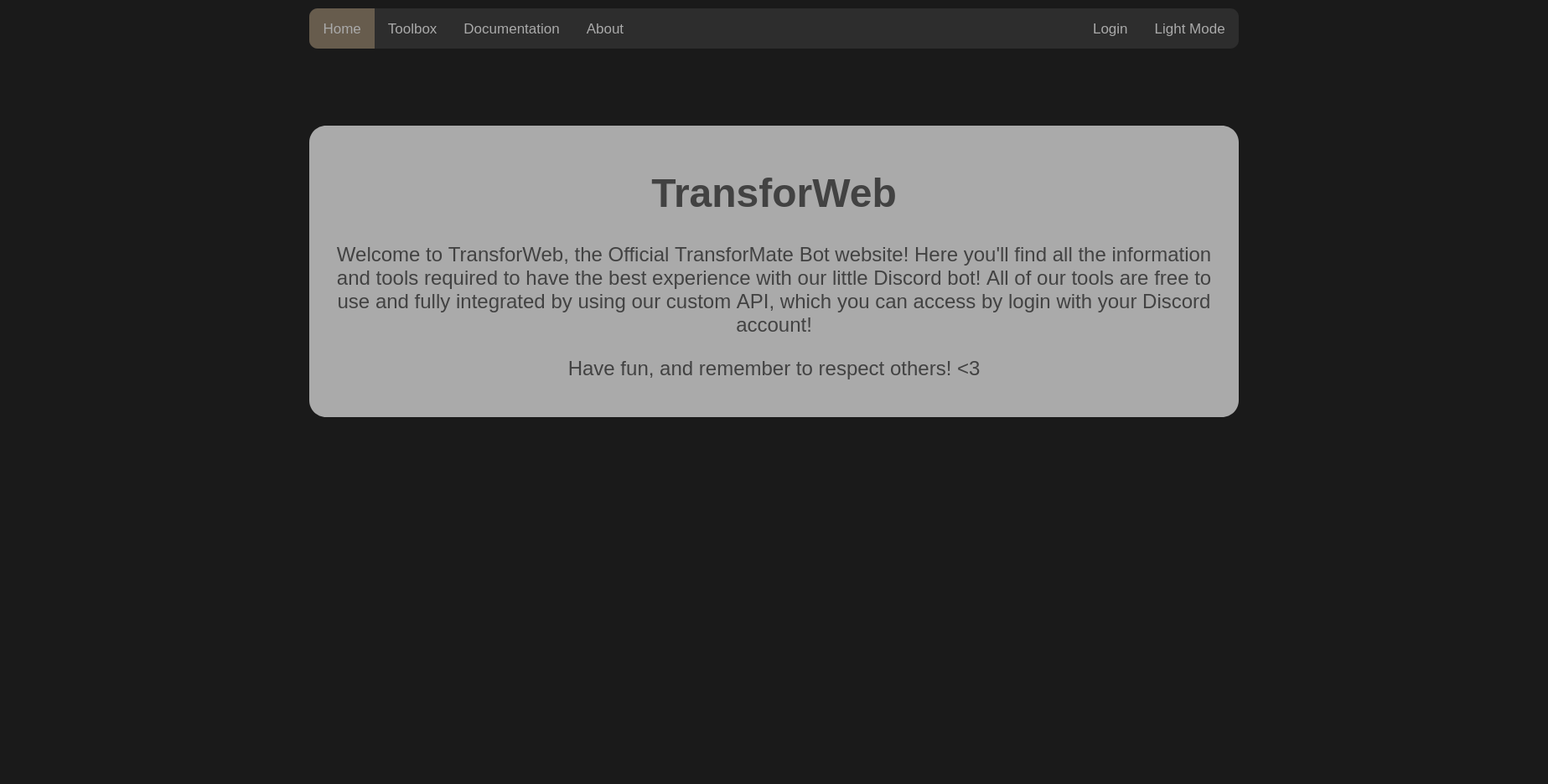 TransforWeb